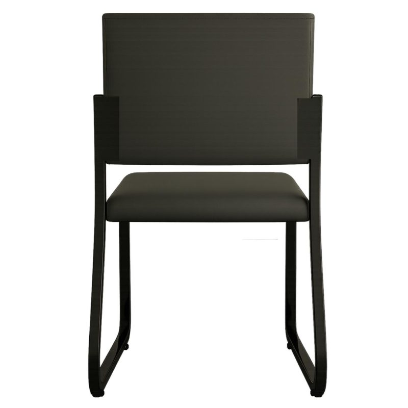Poltrona para Escritório Estofada – TRIX – Cor Preta – 35119 RORIZ Móveis para Escritório Cadeira Longarina Sofanete 6