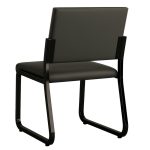 Poltrona para Escritório Estofada – TRIX – Cor Preta – 35119 RORIZ Móveis para Escritório Cadeira Longarina Sofanete 15