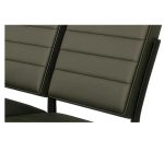Sofanete para Escritório Estofada com 03 Lugares – TRIX – Pés PRETO – 35123 RORIZ Móveis para Escritório Cadeira Longarina Sofanete 16